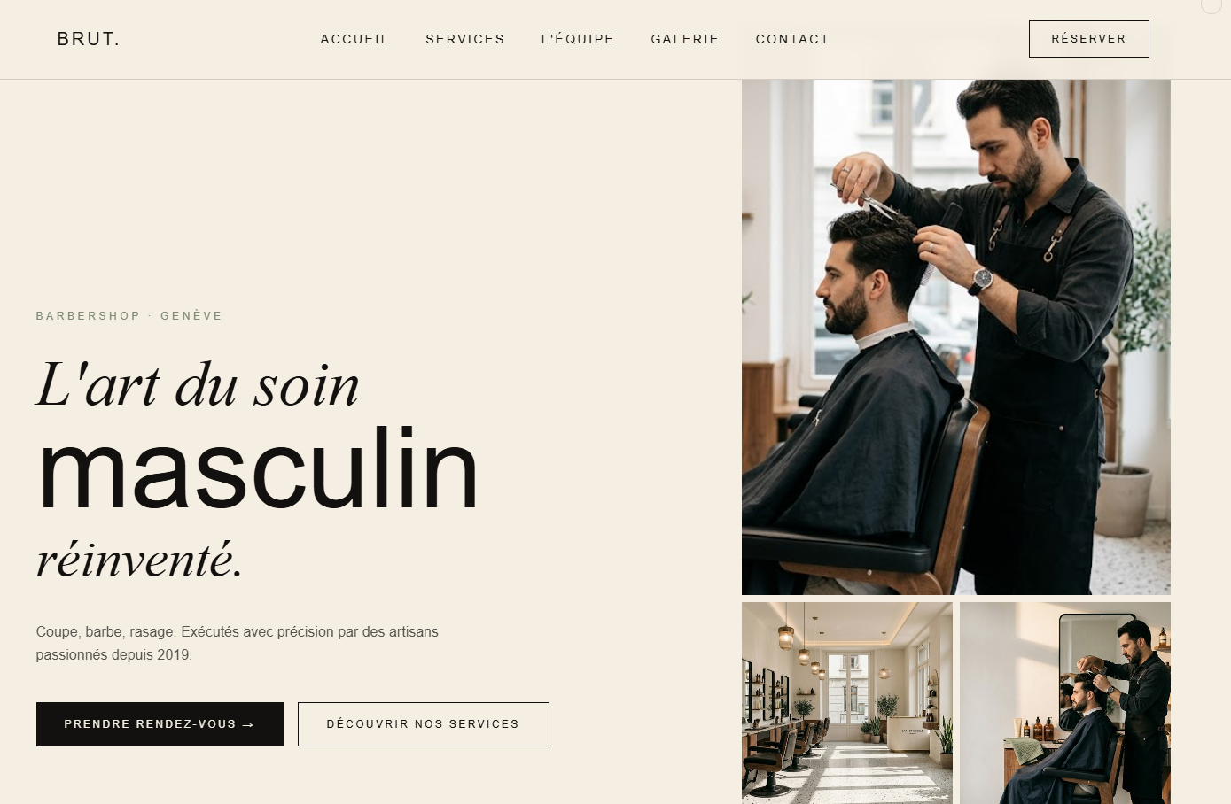 BRUT. Barbershop